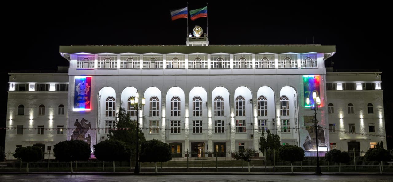 Проекты Подсветка фасада здания Правительства